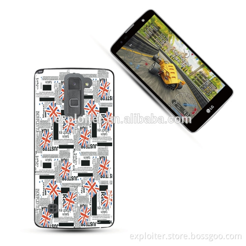 Wholesale ultra-thin epoxy universal phone case for LG Stylus 2 Plus case